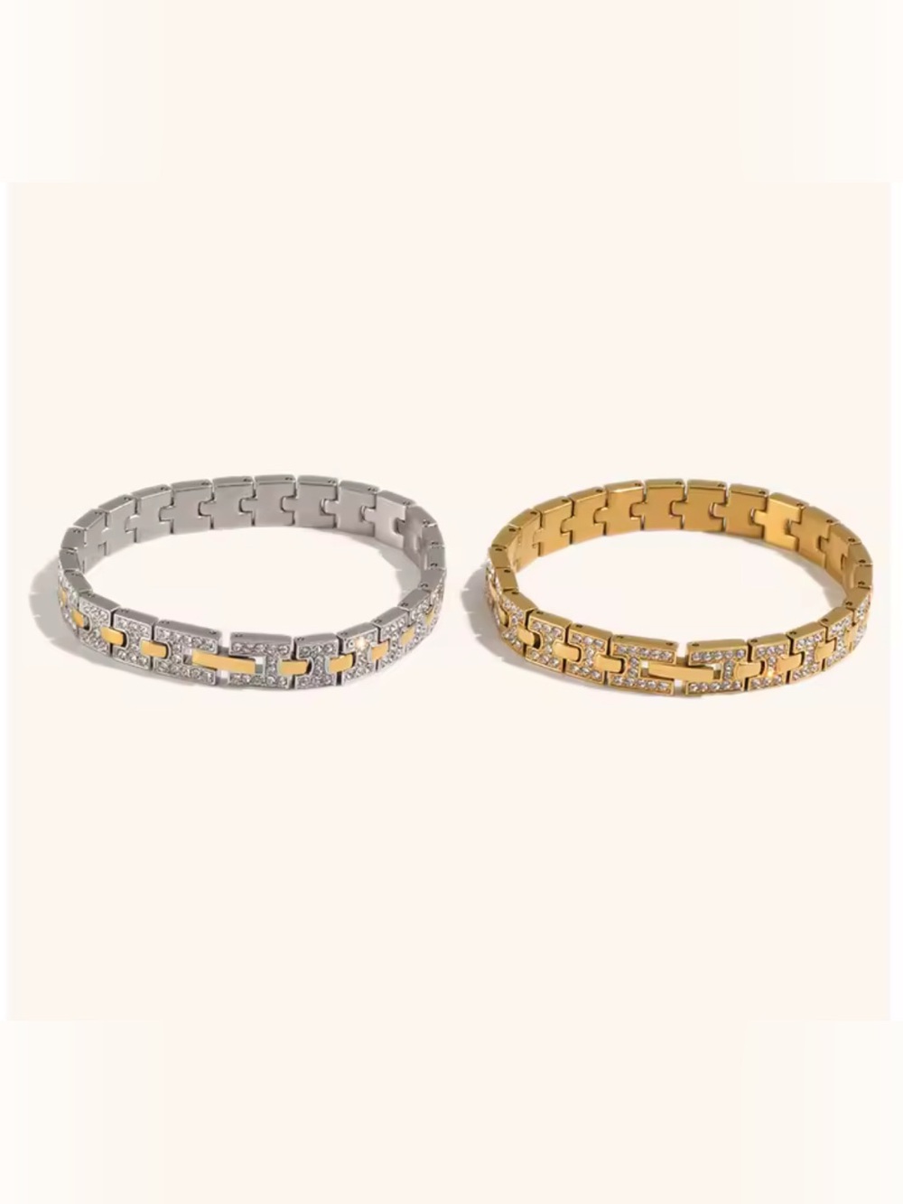 Miami Bracelet in silver 18cm length